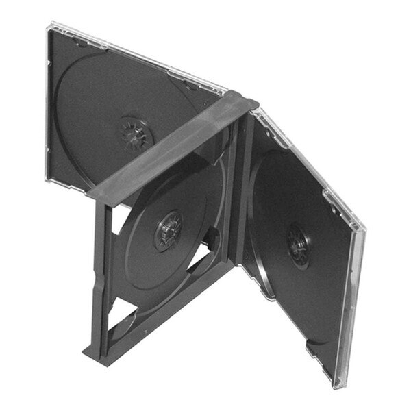 3 CD Case CENTER HINGED. 15/16'' Th